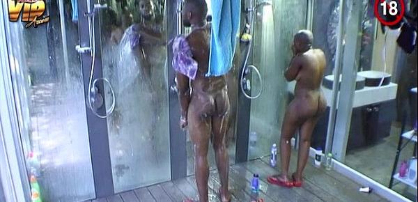  Big Brother Africa Hotshots Shower Hour (Day 25) -  Sheillah and Nhlanhla